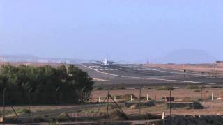 Fuerteventura airport landings and take offs 1152013 [upl. by Narual]