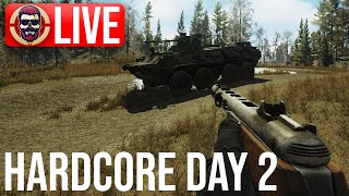 HARDCORE TARKOV  DAY 2  DEADLYSLOB [upl. by Towbin]