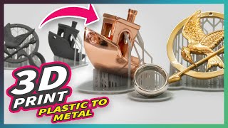 Electroplating 3D Prints  New Graphite Tutorial [upl. by Higley]