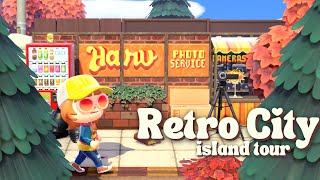 NYCInspired Retro City Island Tour in ACNH [upl. by Gwendolyn]