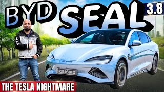 BYD SEAL 38 THE TESLA NIGHTMARE  CAR MATE PK REVIEW [upl. by Falcone]