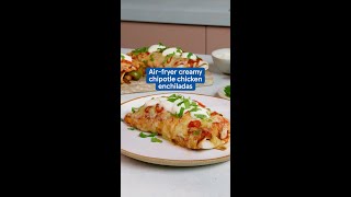 Airfryer creamy chipotle chicken enchiladas [upl. by Mohsen]