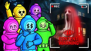 We go GHOST HUNTING in Content Warning [upl. by Ilajna]