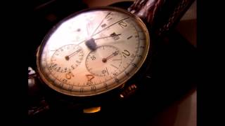 Vintage Breitling Datora Triple Date Chronograph from 1946 [upl. by Shaylyn]