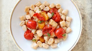 Gnocchi con pomodorini al forno [upl. by Fablan]