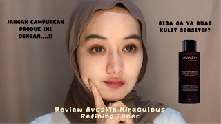 Review Avoskin Miraculous Refining Toner [upl. by Toback]