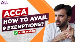 ACCA Exemptions Paper Exemption Info ZellEducation [upl. by Anahsed]