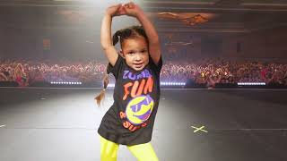 5YearOld Dancer Leads 5000 Zumba Instructors [upl. by Mehta416]