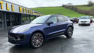 2024 PORSCHE MACAN GTS in Gentian Blue for sale at Castle Motors [upl. by Feerahs156]