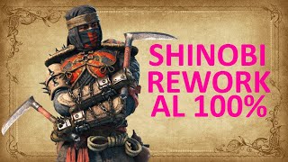 REWORK SHINOBI  TOTALMENTE EXPLICADO  FOR HONOR [upl. by Tran]