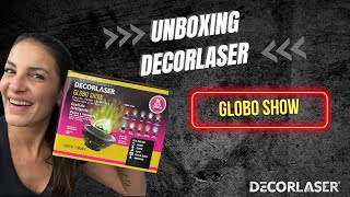 UNBOXING GLOBO SHOW  PROJETOR GALAXIA [upl. by Dincolo773]