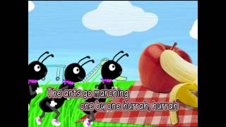 Kids Songs The ants go marching SingALong Song [upl. by Debbra81]