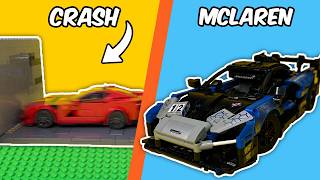 I simulated CAR CRASHES in LEGO [upl. by Lahcar]