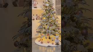 WOW 2024 Christmas decor idea  Decorate christmas tree with Pink and White decoration xmas [upl. by Mariellen]