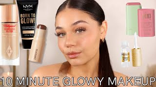 Easy Everyday 10 Minute GLOWY Makeup  Blissfulbrii [upl. by Alison]