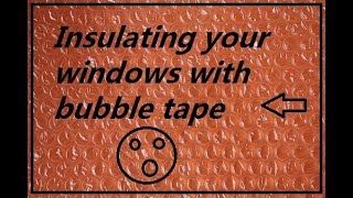 How to use bubble wrap as window insulation DIY [upl. by Iret]