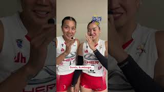 Aby Maraño Mylene Paat on entering the semis together in Chery Tiggo  OSOnTheSpot [upl. by Orv]