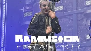 Rammstein  Heirate Mich Live 2022 [upl. by Noletta850]