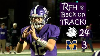 Rumson Fair Haven 24 Marlboro 3  Week 7 Highlights  Kellen Murray 66yard TD run [upl. by Estele637]