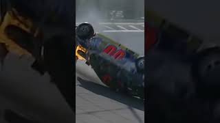 Michael McDowell in a horrible wreck at Texas Motor Speedway [upl. by Hornstein]