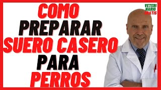 Cómo Preparar o Hacer Suero Oral Casero para Perros Cachorros 🔴 Deshidratados con Diarrea o Vómitos [upl. by Assenab511]