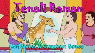 Art Sense  Tenali Raman in Hindi  Tenaliram Ki Kahani  Tenali Raman Stories for Kids HD [upl. by Etnoid]