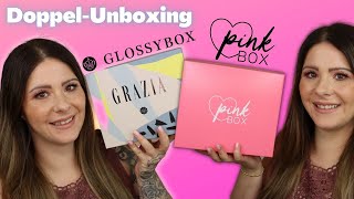 Glossybox GRAZIA 2022 amp Pinkbox August 2022  DOPPELUnboxing [upl. by Delastre]