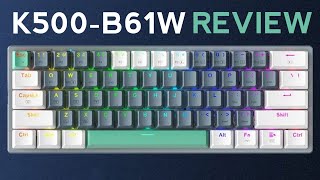 Machenike K500B61W Review Budget 60 Trimod Mechanical Keyboard 2024 [upl. by Starobin693]