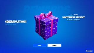 All Free Winterfest 2023 Presents Rewards in Fortnite Chapter 5 [upl. by Nahgeam]