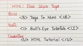 Html text formatting  Part  08  Html tutorial for beginners  Tech Talk Tricks [upl. by Egan]