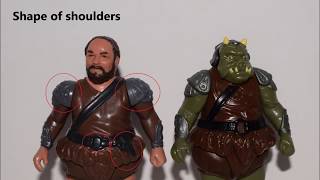 Comparing Rare Vintage Star Wars Figures Gamorrean Guard VS Friar Tuck [upl. by Hgielrac]