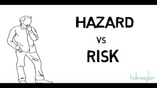 The difference between a hazard and a risk [upl. by Dnana]