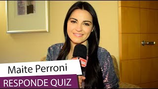 Maite Perroni não lembra da sua personagem em Rebelde  ENEM DA CARAS 2018 [upl. by Yelekreb448]