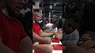 Leonidas took revenge on schoolboy armwrestling trending sport viralvideo edit [upl. by Llevaj]