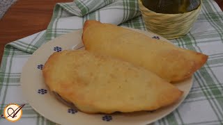 Panzerotti pugliesi fritti con farina di semola [upl. by Ielhsa]