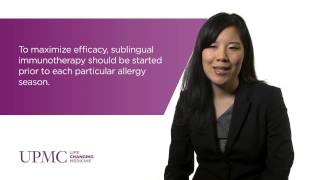 Benefits of Sublingual Immunotherapy  UPMC [upl. by Standing]