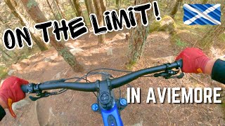 TESTING MY LIMITS on the BLACK TRAILS at HIGH BURNSIDE Aviemore [upl. by Yrtneg]