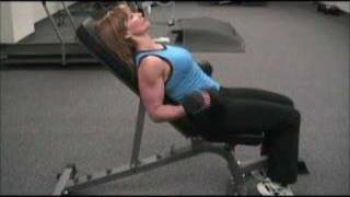 Bicep Exercises  The Incline Dumbbell Bicep Curl [upl. by Brasca372]