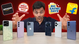 🥳 Best Smartphone Deals Under 10K to 50K 🔥 Amazon amp Flipkart ☀️Summer Sale 2024 😇 [upl. by Vish]