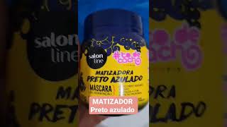 Matizador Preto Azulado em Cabelo Alisado [upl. by Oren]