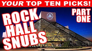 Rock Hall SNUBS You Voted Here’s YOUR Top Ten Part One [upl. by Denten610]