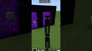 MISTERI NETHER PORTAL DAN ENDERMAN short minecraft100hari [upl. by Audre187]