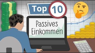 10 Wege um Online Geld zu Verdienen Passives Einkommen im Internet [upl. by Lleynod]