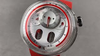 HYT H0 X Eau Rouge 048AC95RFRU HYT Watch Review [upl. by Francie]