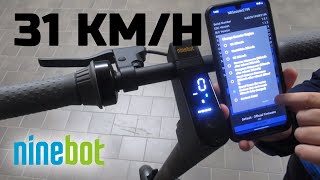 Ninebot G30 max SPEED UNLOCK 31 KMH [upl. by Sonny19]