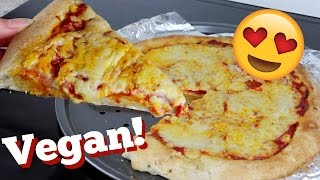 Vegan Pizza recipe  BEST Vegan Cheese Pizza 🍕Miyokos cheese [upl. by Raddi]