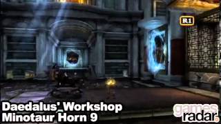 God of War III  Chests guide Daedalus Workshop [upl. by Hannahc]