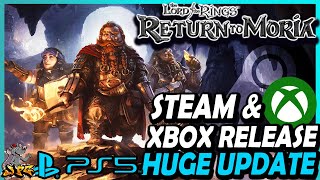 Lord Of The Rings Return To Moria Steam amp Xbox Release Date Huge Update Ps5 What You Need To Know [upl. by Yelik173]