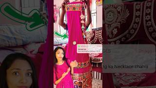 Matching Necklace Making for Navratri  ytshorts diyjewellerymakingathome diyjewelry ytshort [upl. by Newel]