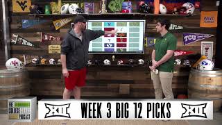 Picking Every Big 12 Week 3 Game  College Football Predictions [upl. by Pearce]